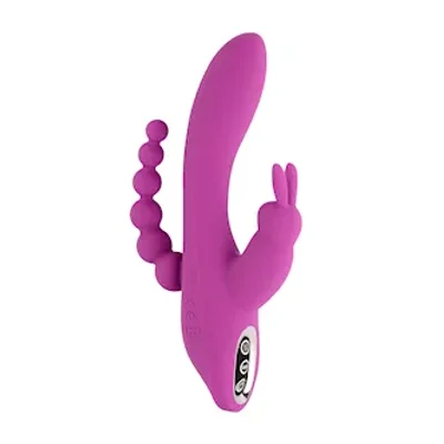 pleasure luxury triple stim rabbit vibrator