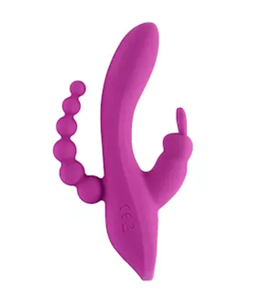 Pleasure Luxury Triple Stim Rabbit Vibrator — image 2 of 3