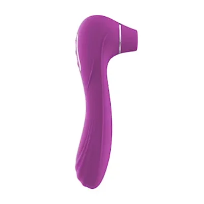 pleasure luxury double ended suction vibrator