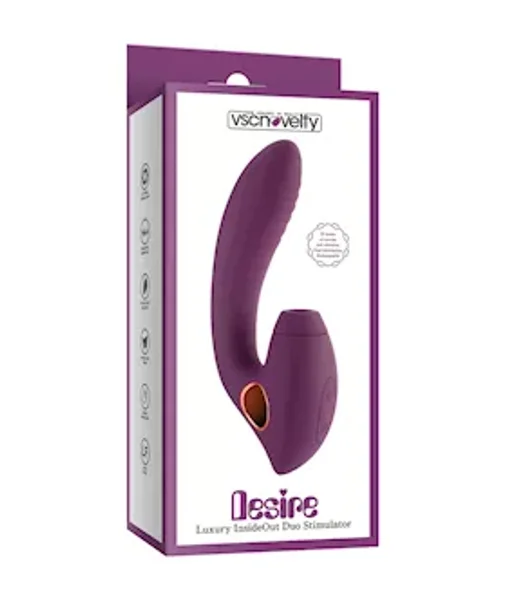 Pleasure Luxury Insideout Duo Vibrator — image 3 of 3
