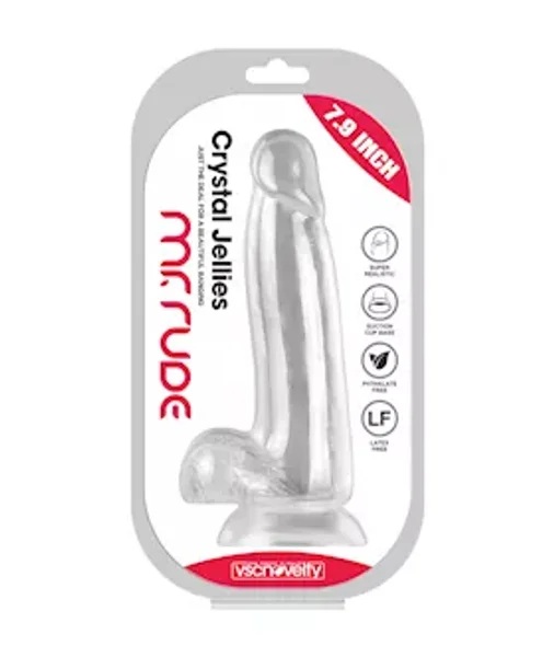 Mr Rude Veiny Crystal Jellies Dildo — image 8 of 8
