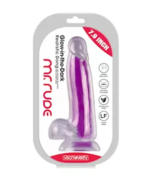 Mr Rude Glow In The Dark Dildo — image 4 of 12