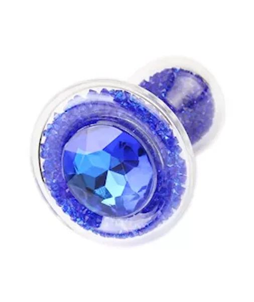 Glitter Gem Sphere Glass Butt Plug — image 2 of 6
