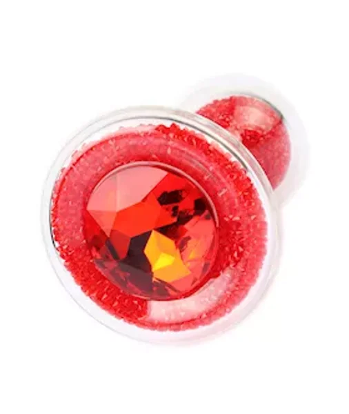 Glitter Gem Sphere Glass Butt Plug — image 5 of 6