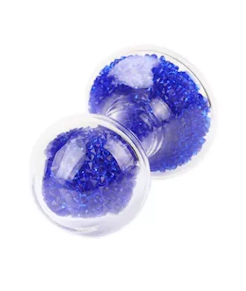 Glitter Gem Sphere Glass Butt Plug — image 3 of 6