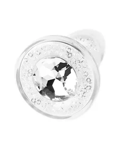 Glitter Gem Glass Butt Plug — image 2 of 9