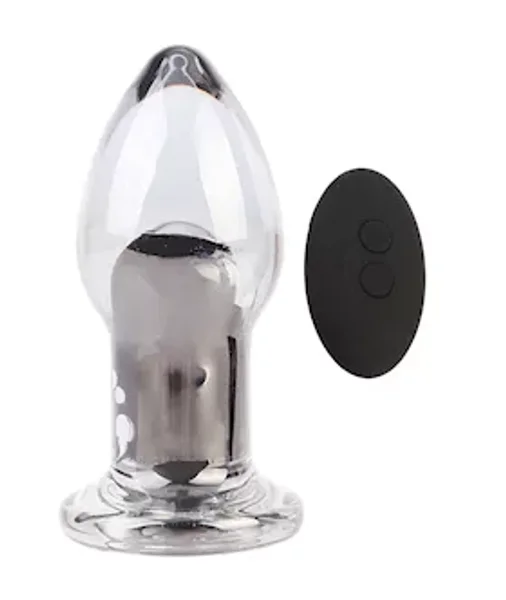 Luci Vibrating Glass Butt Plug — image 4 of 6