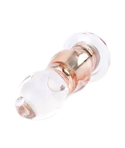 Luci Infinity Vibrating Glass Butt Plug — image 6 of 6