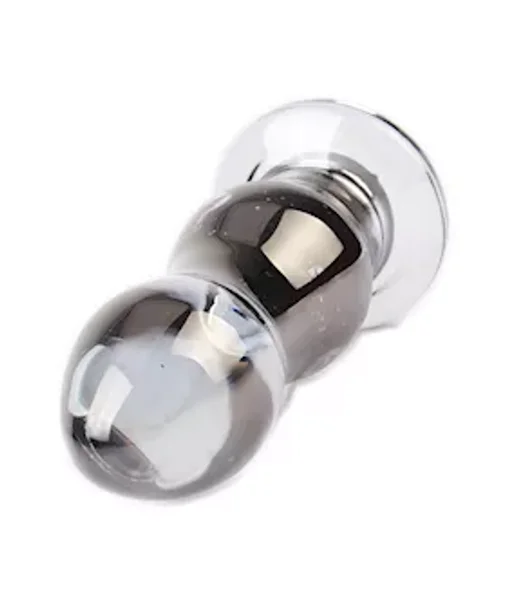 Luci Infinity Vibrating Glass Butt Plug — image 3 of 6