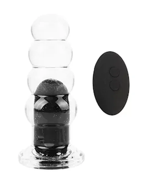 Luci Vibrating Glass Anal Beads — image 4 of 6