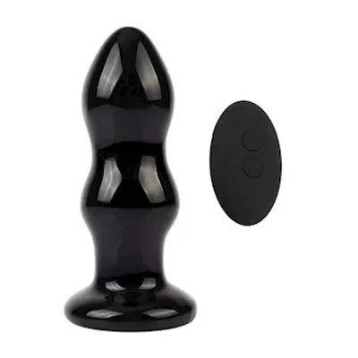 eris infinity vibrating glass butt plug