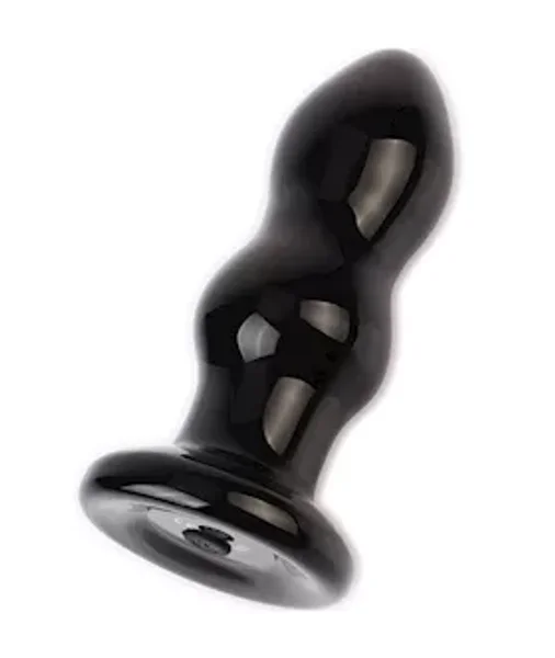 Eris Infinity Vibrating Glass Butt Plug — image 2 of 6