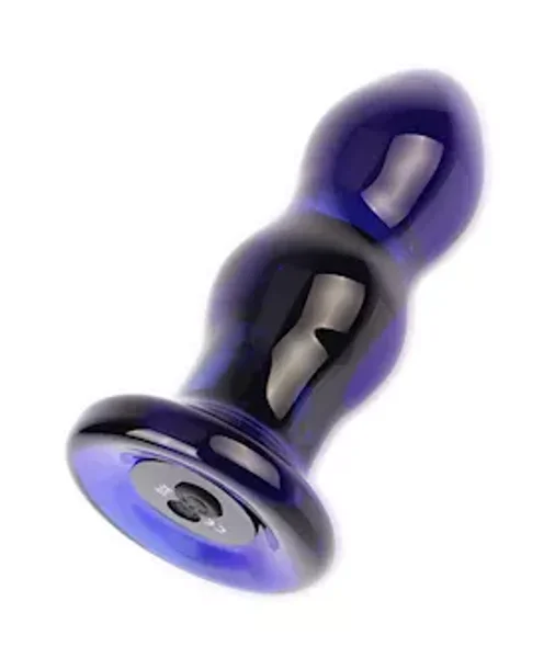 Eris Infinity Vibrating Glass Butt Plug — image 6 of 6