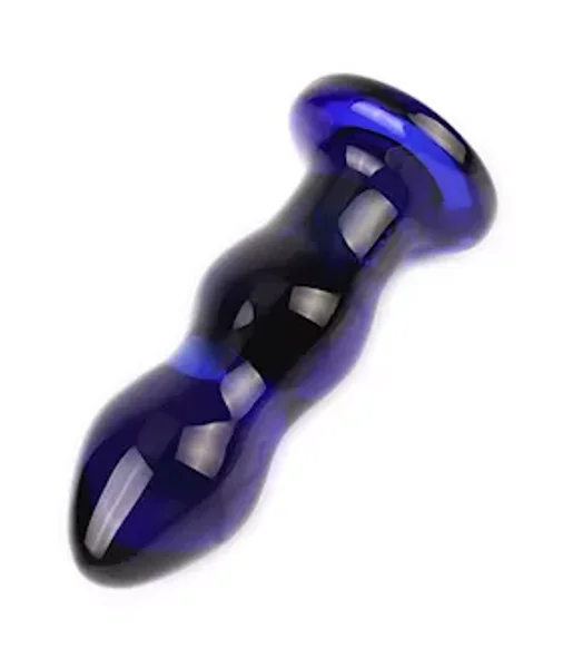 Eris Infinity Vibrating Glass Butt Plug — image 5 of 6