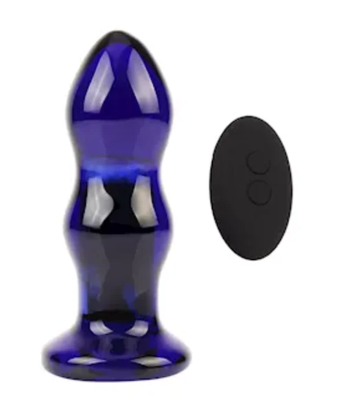 Eris Infinity Vibrating Glass Butt Plug — image 4 of 6