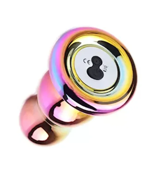 Ariel Infinity Vibrating Glass Butt Plug — image 3 of 3