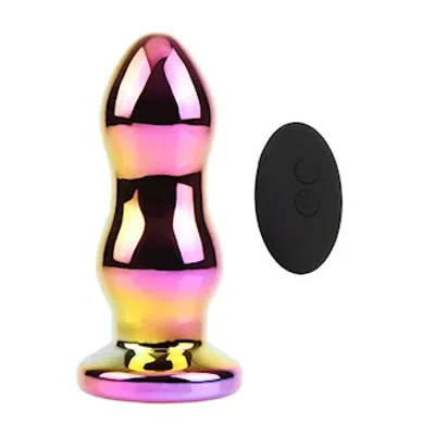 ariel infinity vibrating glass butt plug