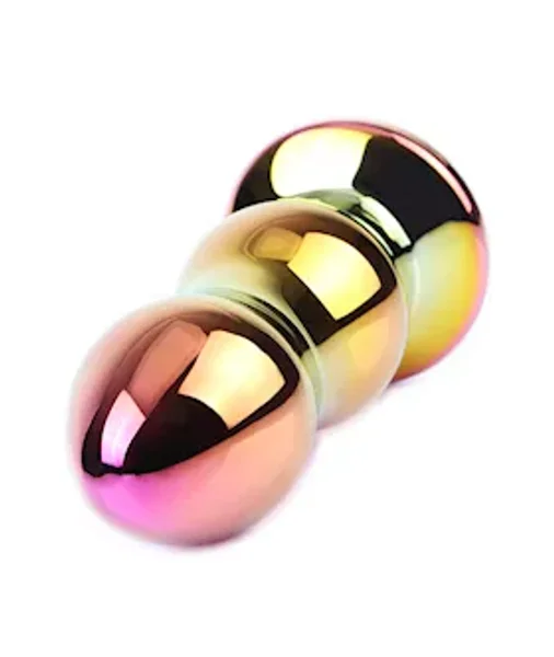 Ariel Infinity Vibrating Glass Butt Plug — image 2 of 3