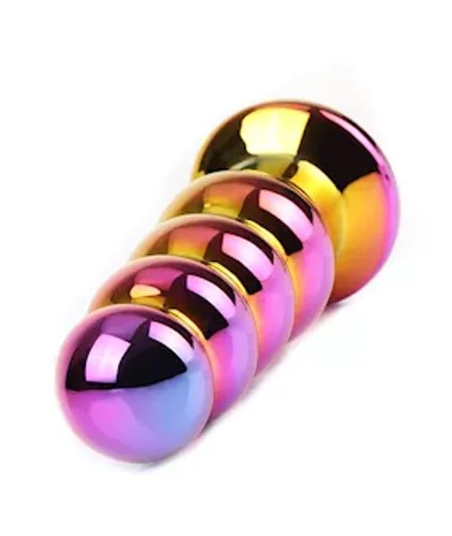 Ariel Vibrating Glass Anal Beads — image 2 of 3
