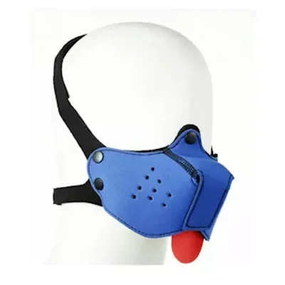 puppy play mask with tongue