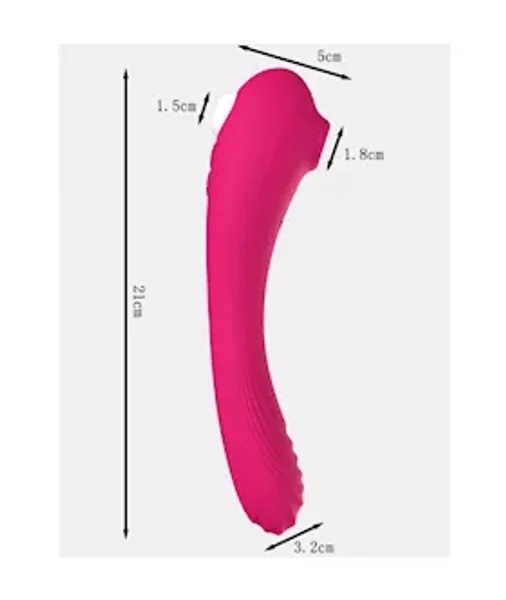 Bendable Double-ended Suction Vibe — image 4 of 5
