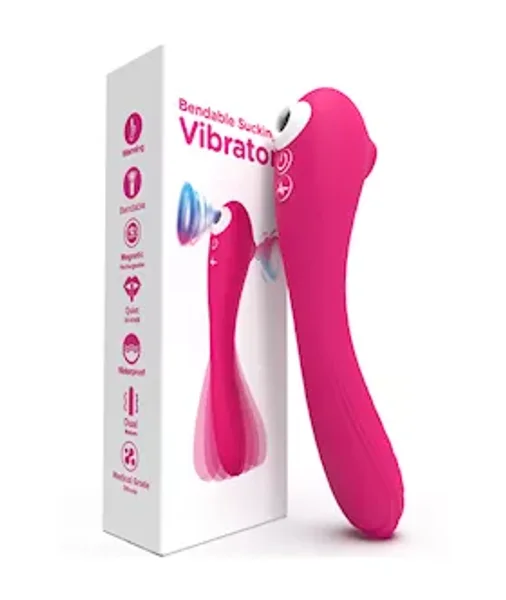 Bendable Double-ended Suction Vibe — image 5 of 5