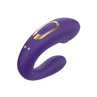 dual stimulation suction vibrator