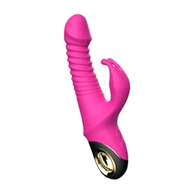 rabbit thrusting vibrator