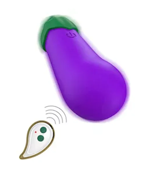 Remote Controlled Eggplant Vibrator — image 2 of 4