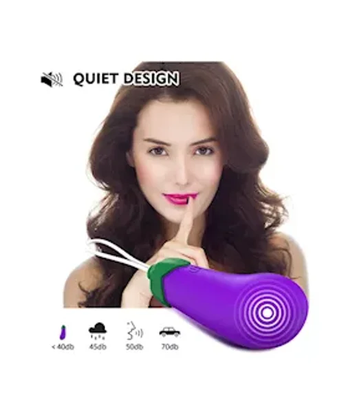 Remote Controlled Eggplant Vibrator — image 4 of 4