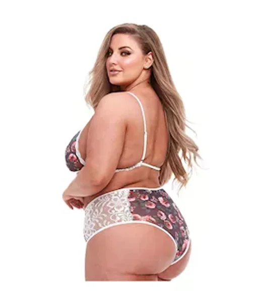 Floral & Lace Bikini Set — image 2 of 2