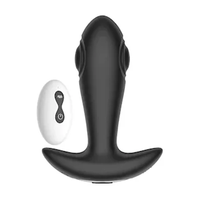 tapping remote controlled butt plug