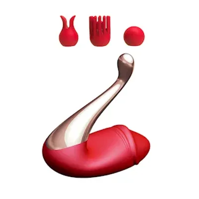 swan interchangeable realistic vibrator