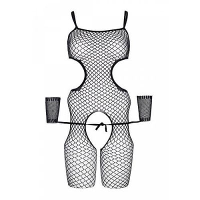 Kink Fishnet Suspender Bodystocking with Wrist Restraints