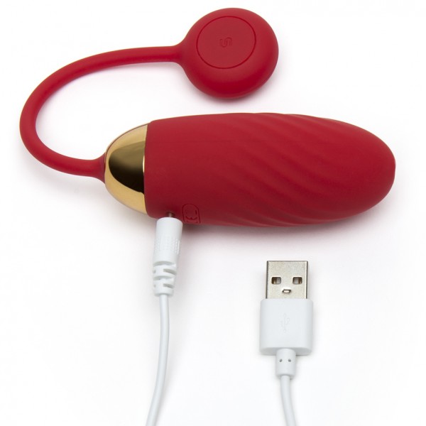 Svakom Ella Ribbed Silicone Bullet with App