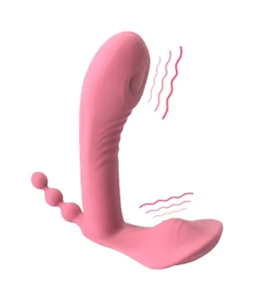 Beaded Remote Controlled Wearable Tapping Vibrator — image 3 of 4