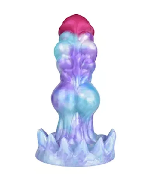 Ice Sorcerer Knotted Fantasy Dildo — image 4 of 5