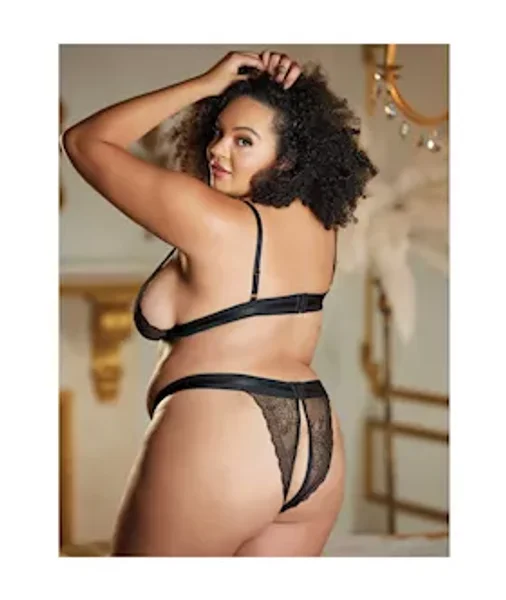 Allure Lace Peek A Boo Bralette & Panty — image 2 of 2