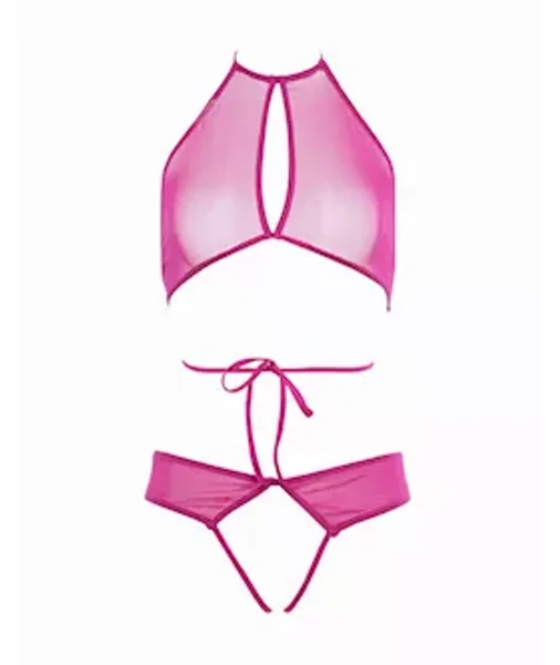 Allure Marley Mesh Peek A Boo Top & Open Panty — image 4 of 10
