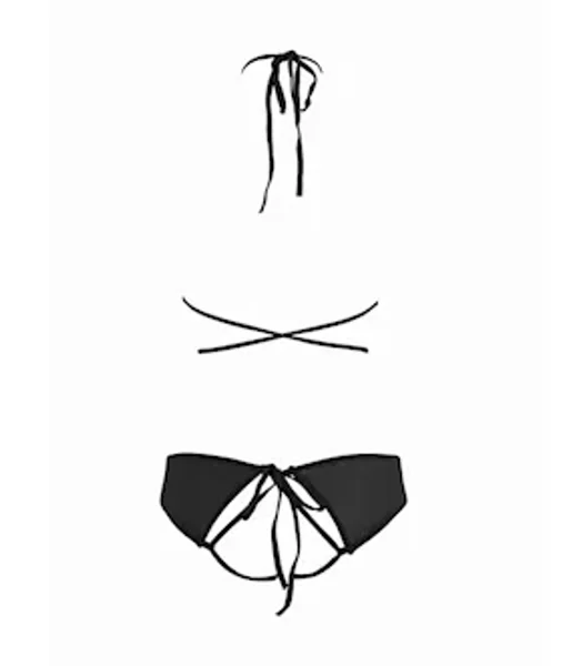 Allure Marley Mesh Peek A Boo Top & Open Panty — image 10 of 10