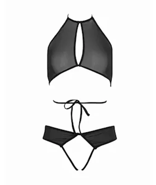 Allure Marley Mesh Peek A Boo Top & Open Panty — image 9 of 10