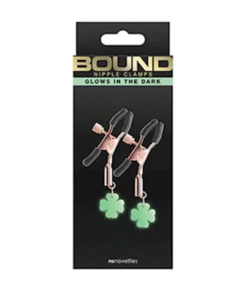 Bound Glow In The Dark Nipple Clamps G4 — image 2 of 4