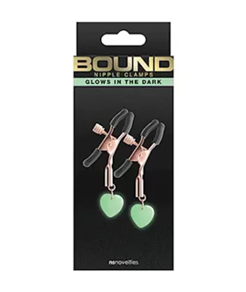 Bound Glow In The Dark Nipple Clamps G3 — image 2 of 18