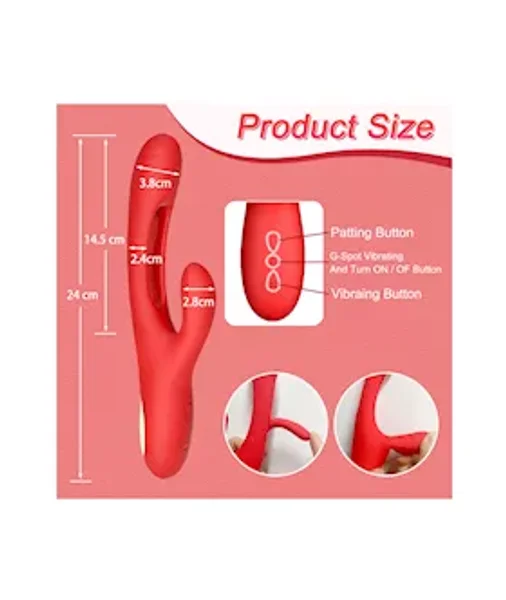 Rabbit Vibrator With Internal Arm — image 5 of 5