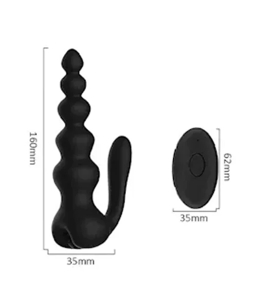 Obsidian Anal Beads Vibrator — image 3 of 3
