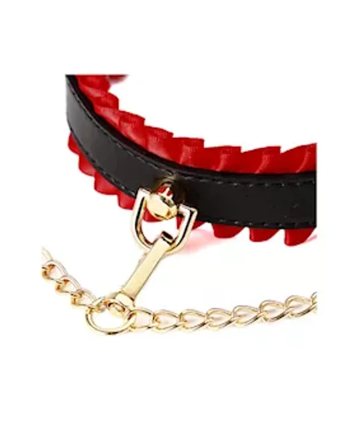 Lace Collar And Cuff Set With Chain Attachment — image 3 of 4