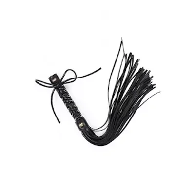 flogger with lace up handle