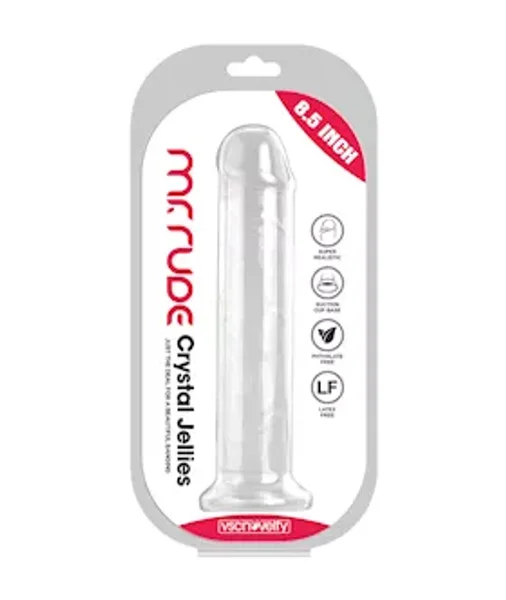 Mr Rude Straight Crystal Jellies Dildo — image 3 of 3