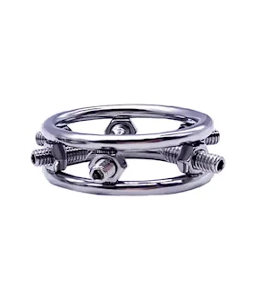 Spiked Chastity Cock Ring — image 2 of 3