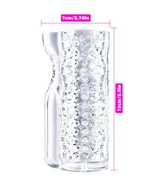 Ice Girl Vibrating Textured Masturbator — image 5 of 7